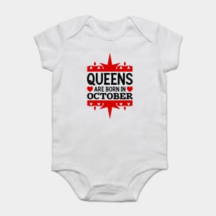 Queens are born in October Baby Bodysuit